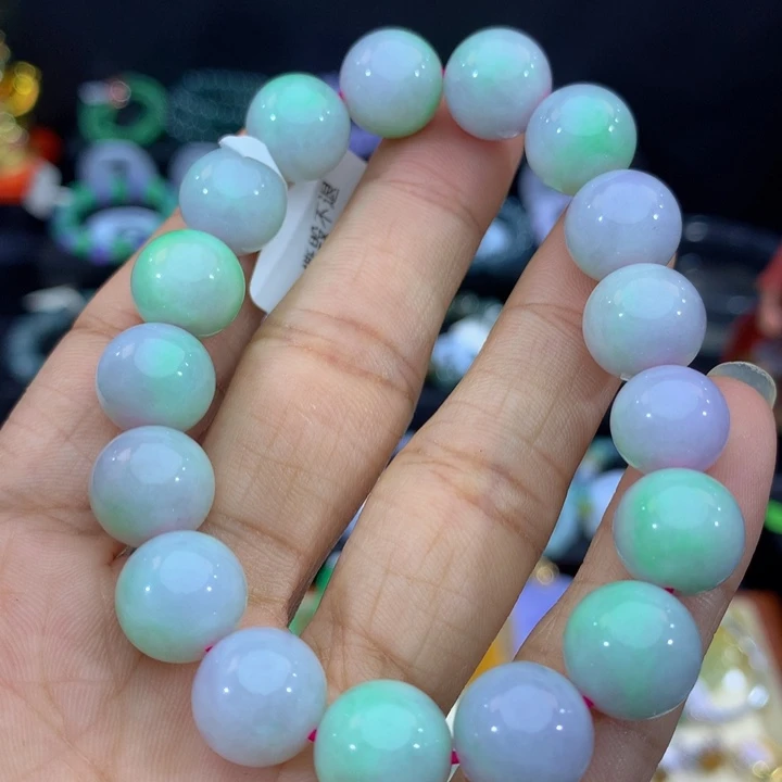 未镶嵌手链翡翠翡翠 12+