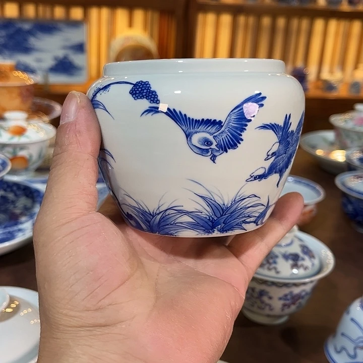 錡镇堂手工手绘绘渣斗
