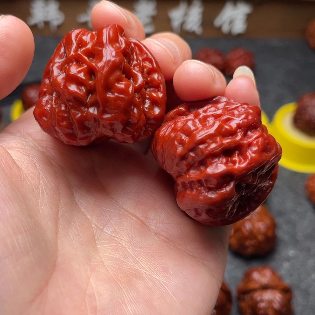 文玩核桃吊坠文玩核桃 手把件 蛤蟆头 36