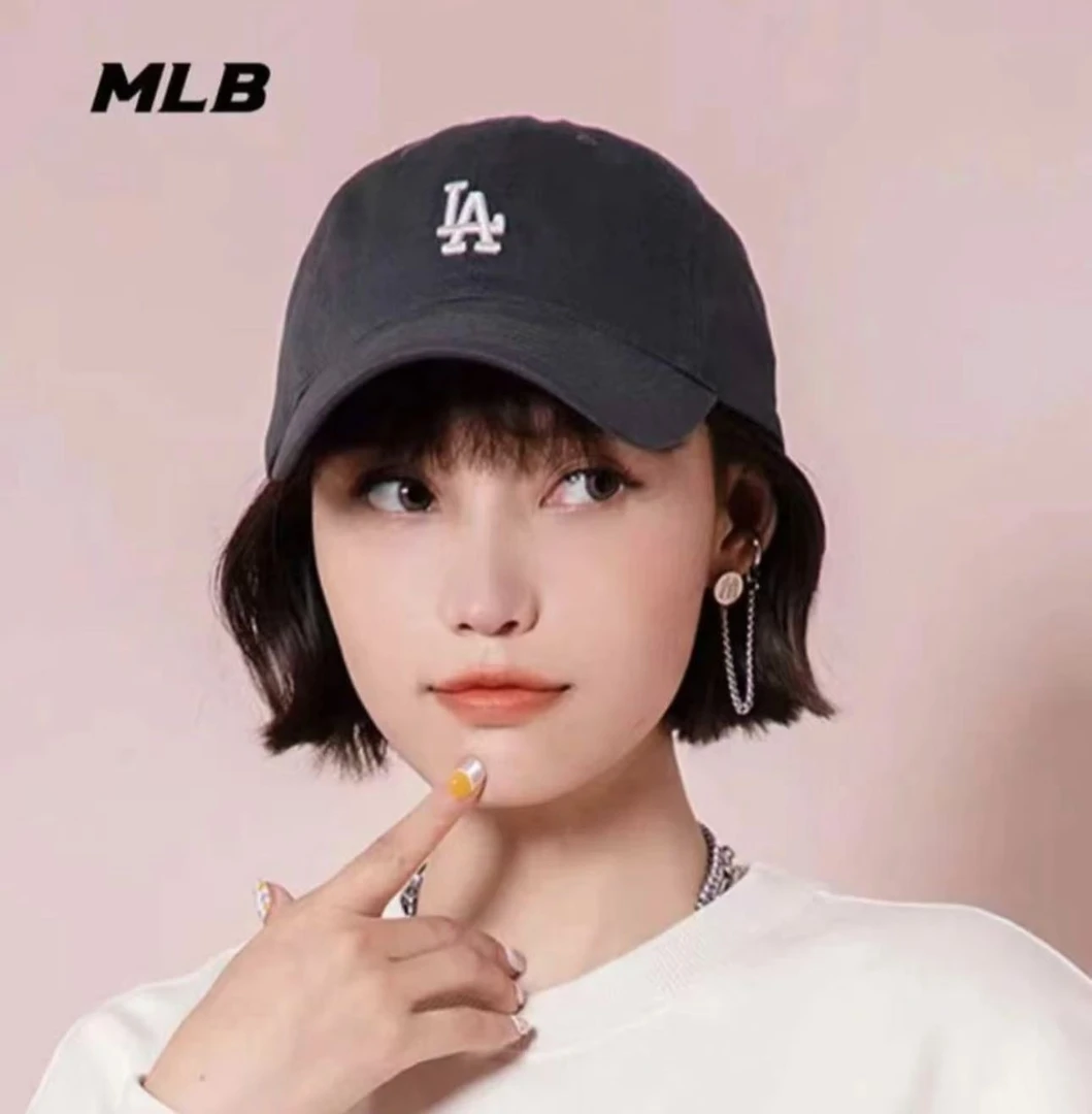 韩国2024新款MLB帽子正品软顶大标NY运动 LA休闲鸭舌服帽棒球服帽
