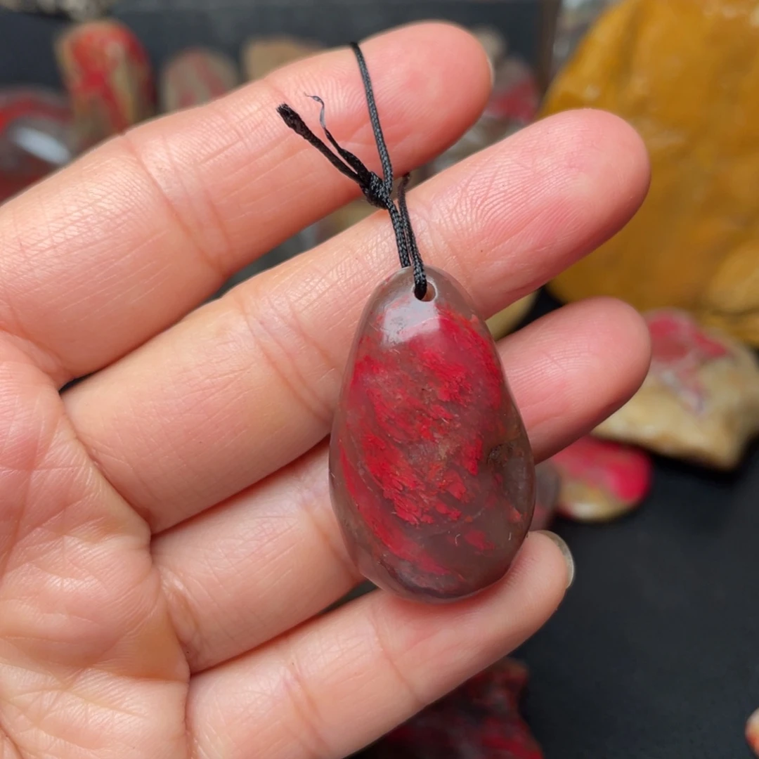 昌化石昌化鸡血石13克