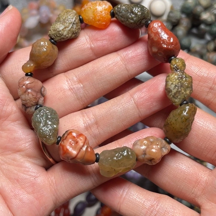 玛瑙/玉髓合金手链