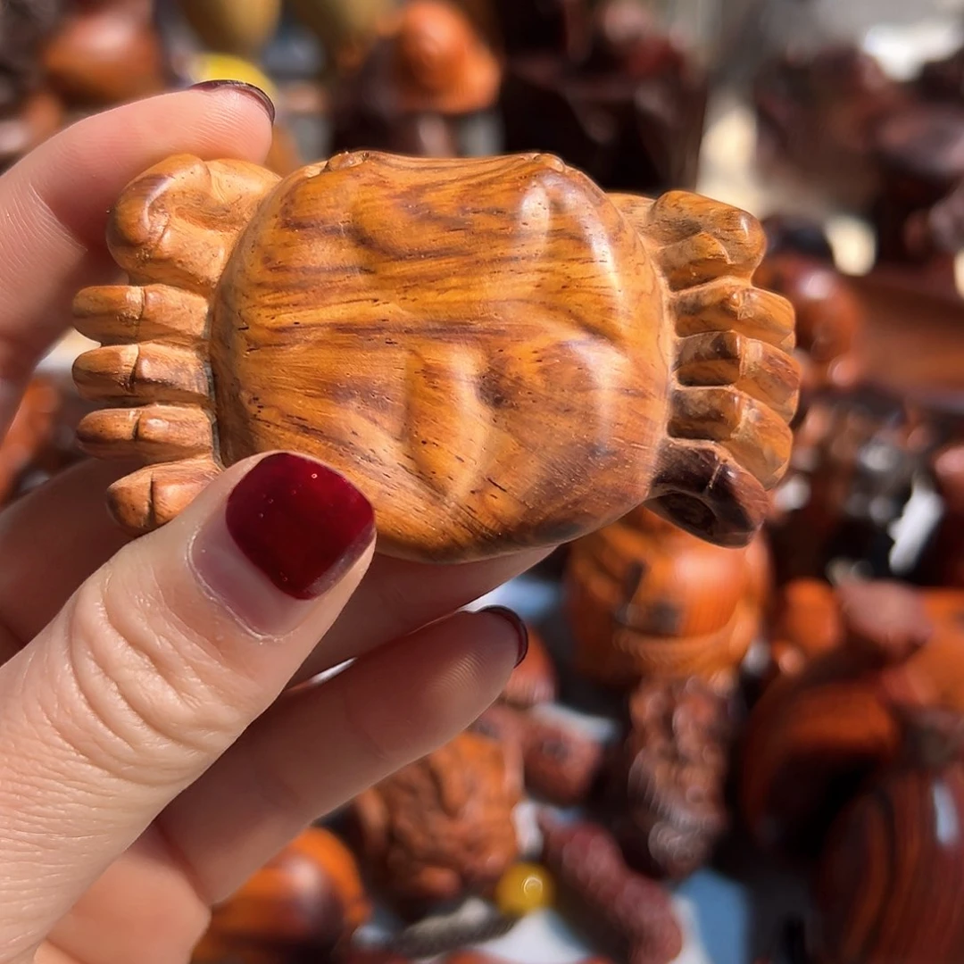 黄花梨/降香黄檀阿*黄花梨老料纯手工螃蟹