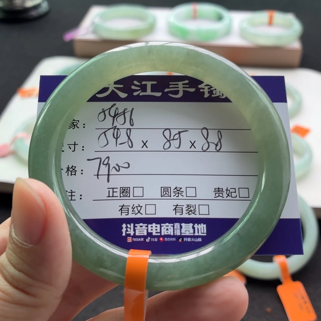 未镶嵌手镯翡翠翡翠