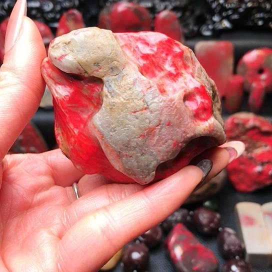 昌***舍昌化石昌化鸡血石原石