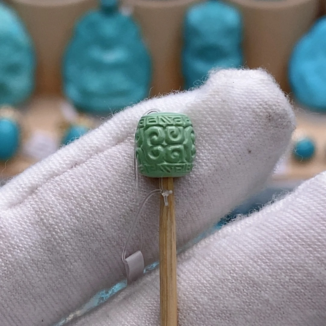 绿松石未镶嵌珠宝奇石7mm