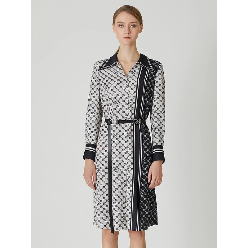 【尚雅】莱芙艾迪儿长袖连衣裙1E1L94080