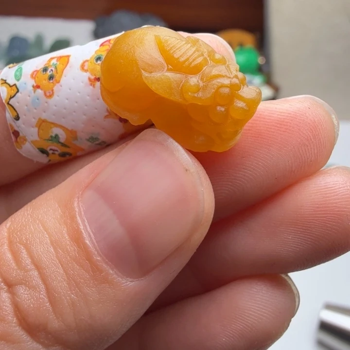 秀***才定制翡翠未镶嵌包工