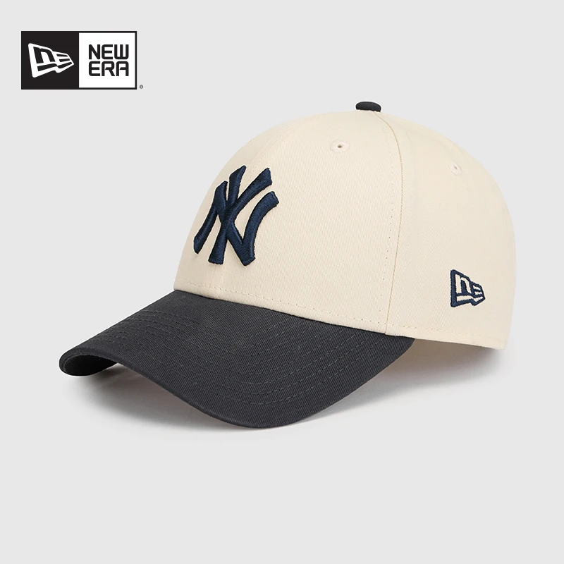 NEW ERA纽亦华【新品】藏青拼米白时尚方圆脸棒球帽60595215