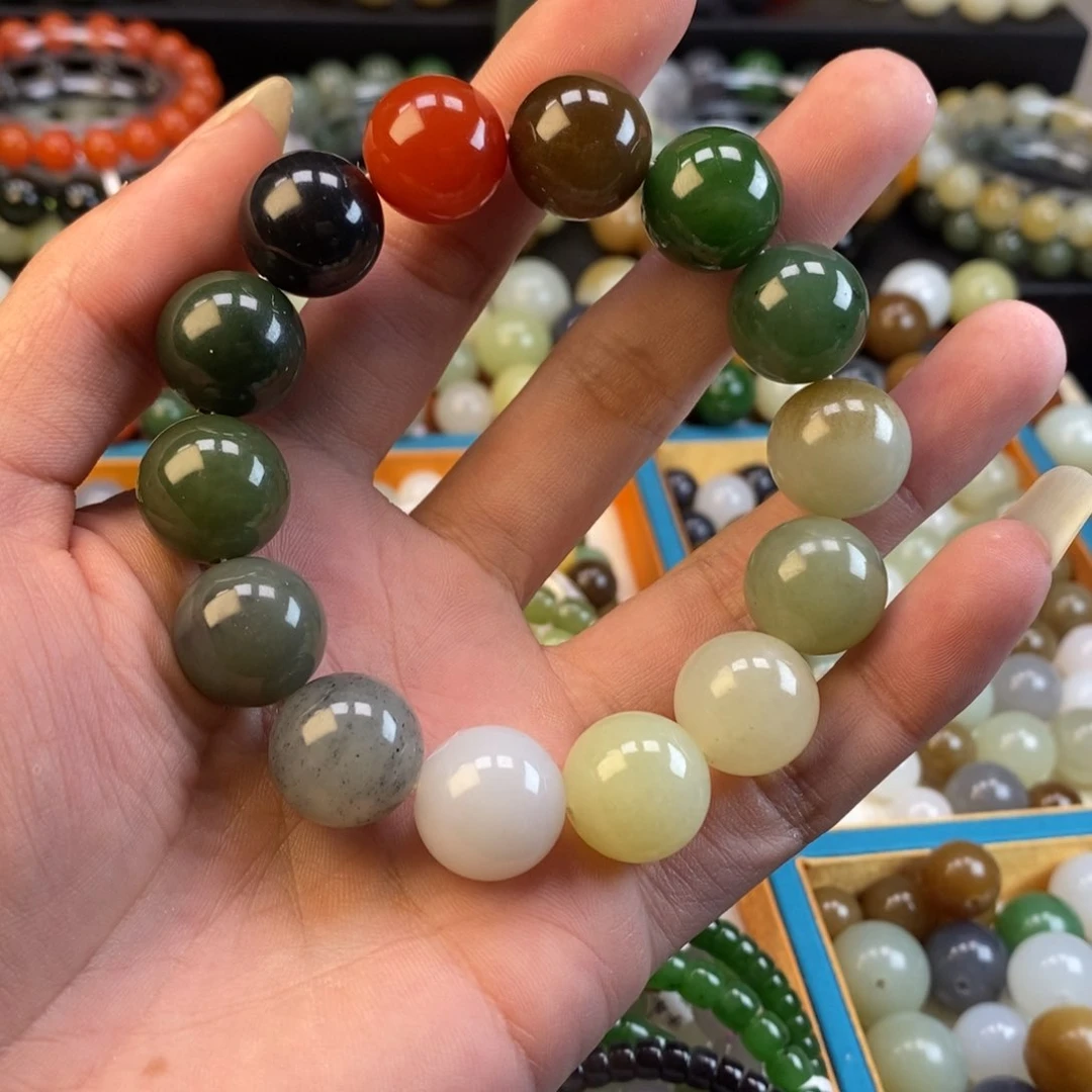 和田玉手串未镶嵌卡16福利多宝