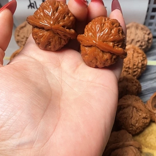 吊坠文玩核桃白狮子