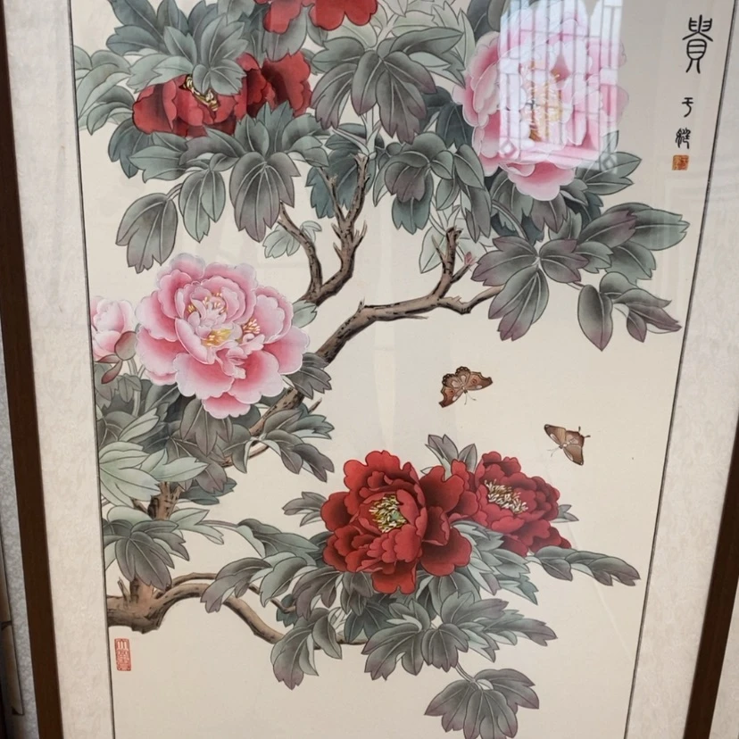 【闪购商品】国画手绘国画工笔带框