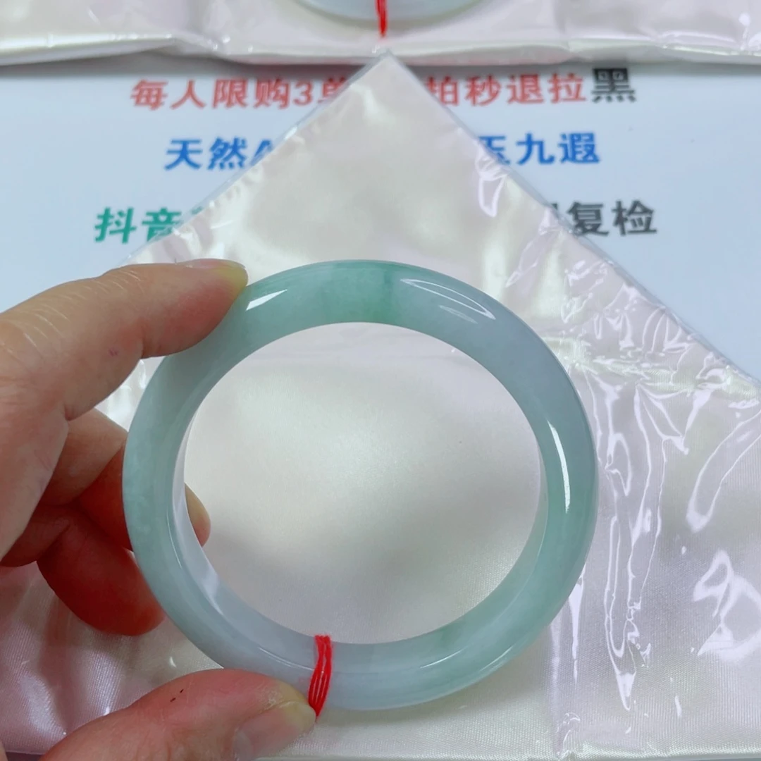 翡翠未镶嵌手镯天然翡翠手镯60