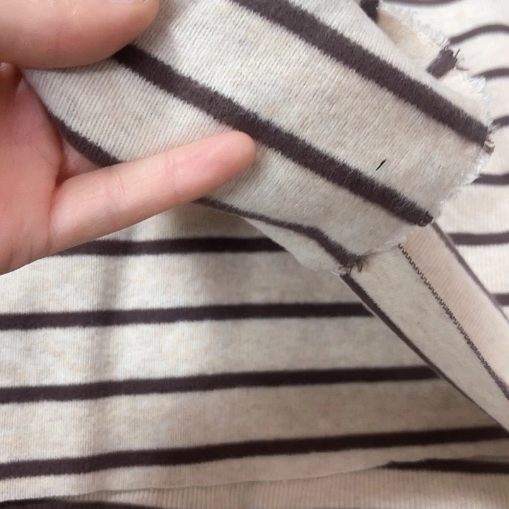 莫安可条纹咖色1米