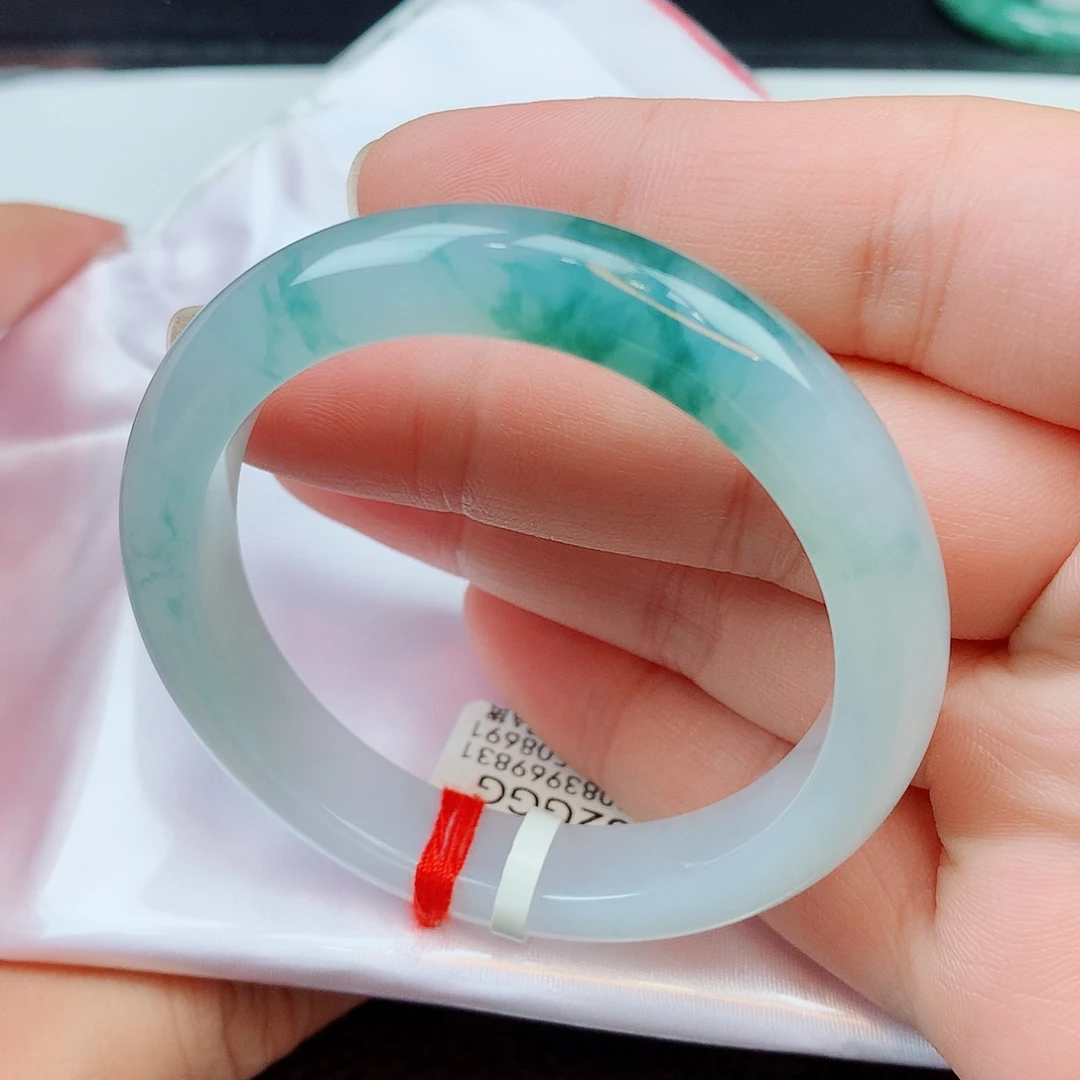 翡翠未镶嵌手镯天然缅甸翡翠A货手镯