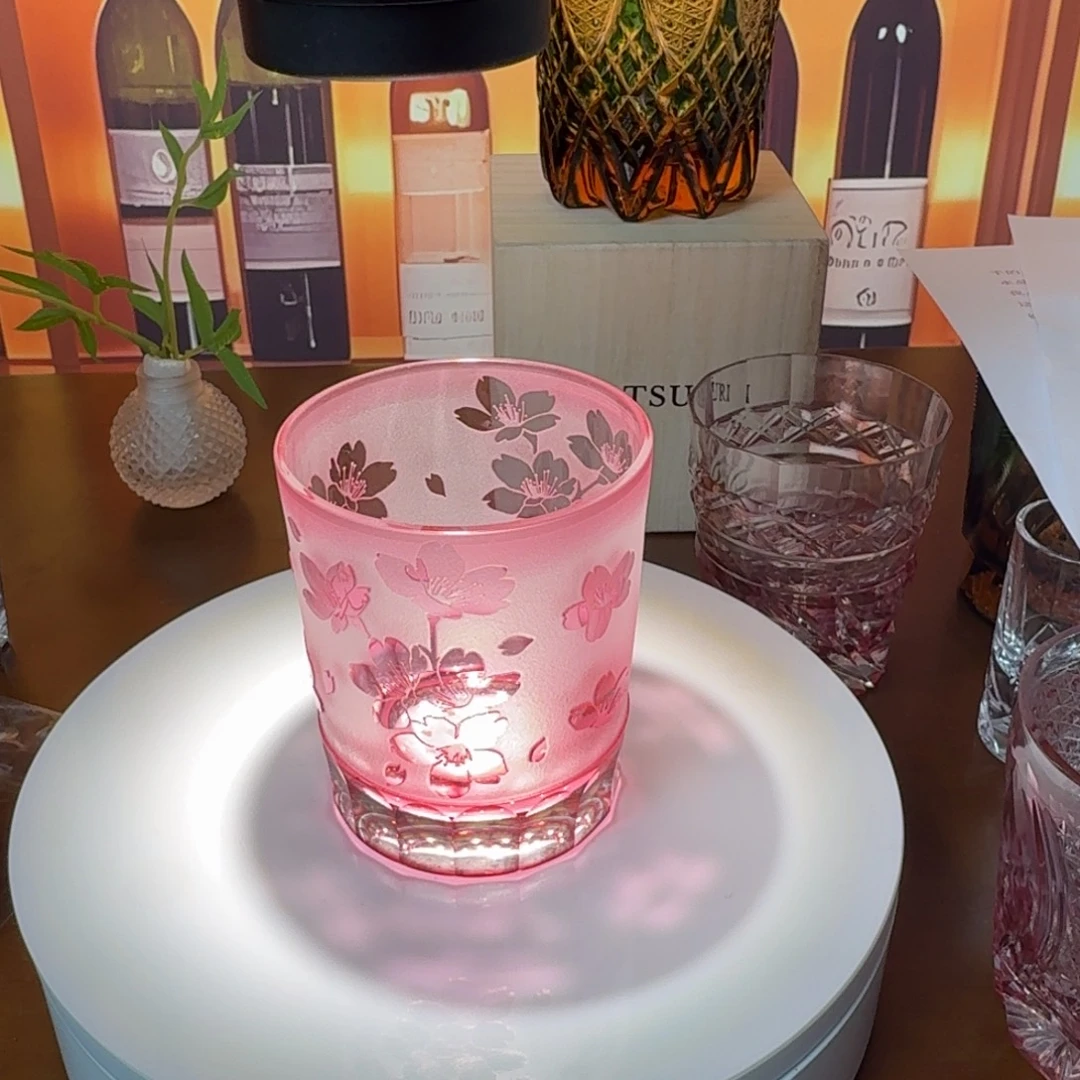 水晶玻璃吸管款水杯