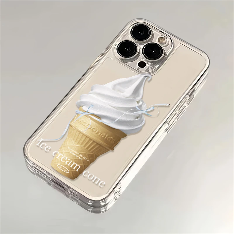 夏日雪糕甜筒适用苹果iPhone16promax小米15华为70手机壳太空12MT