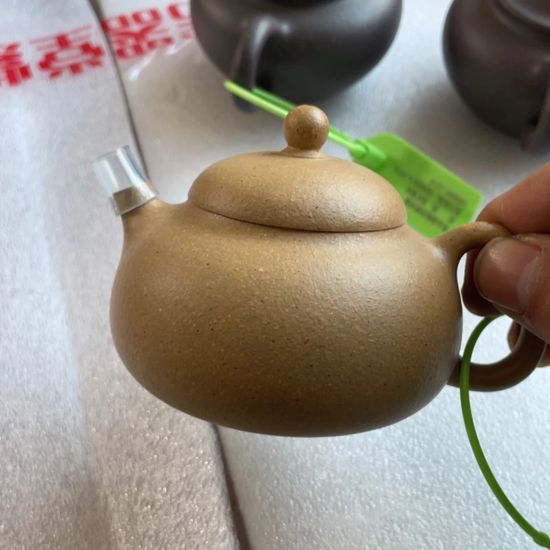 紫砂茶壶绿泥西施