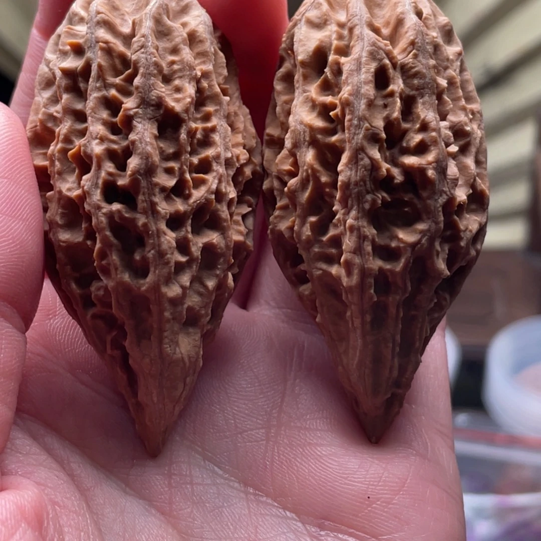 文玩核桃把件楸刀鱼98