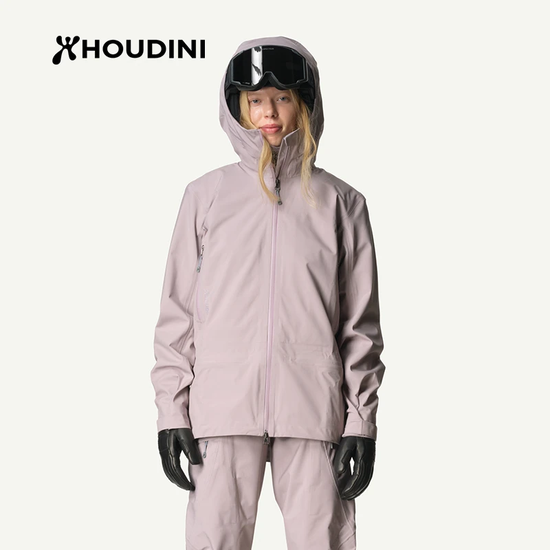 HOUDINI/胡丁尼Ride Jacket飞车 户外滑雪防风连帽冲锋衣 女款