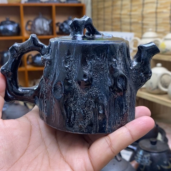 云南建水紫陶柴烧树桩