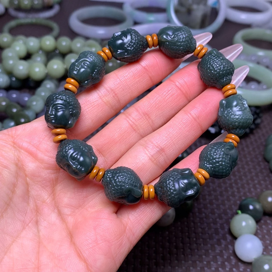 未镶嵌手串和田玉