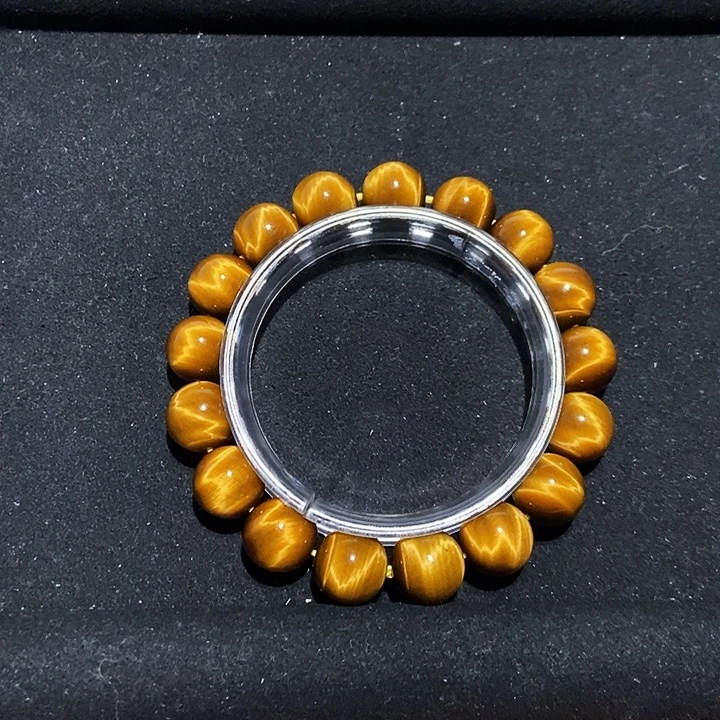 溱***荼木变石（虎睛石）未镶嵌手链