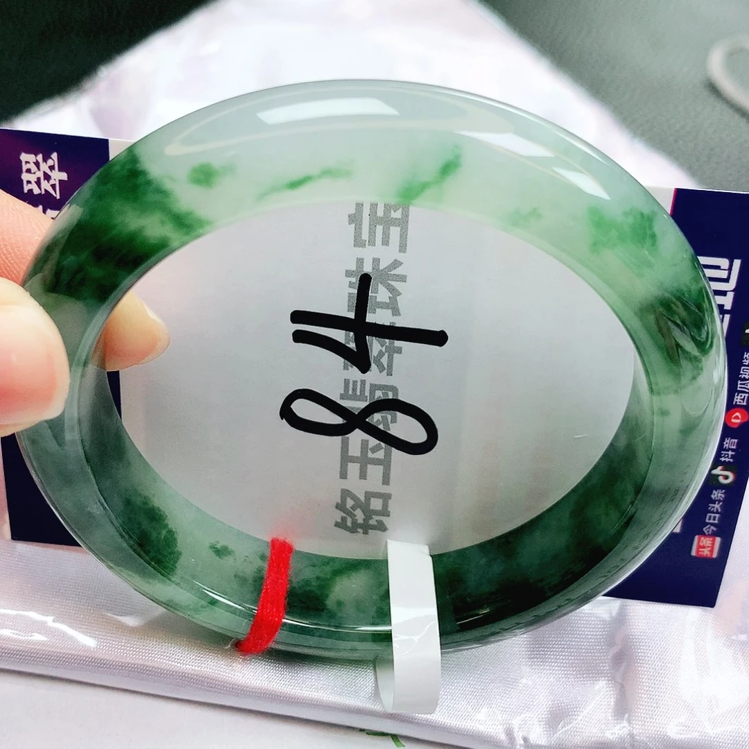 翡翠未镶嵌手镯缅甸天然a货翡翠手镯