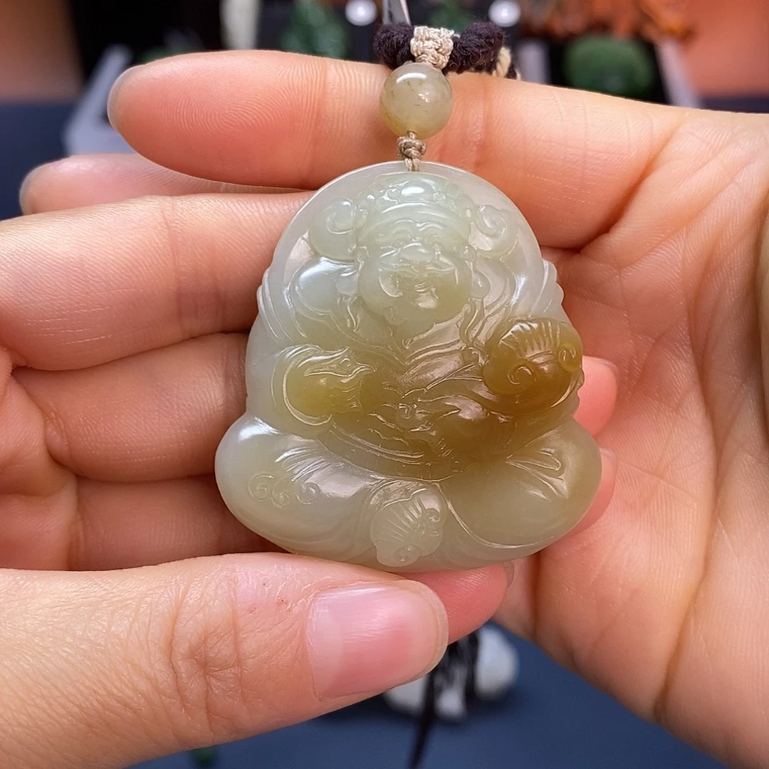 和田玉未镶嵌吊坠(不含链)