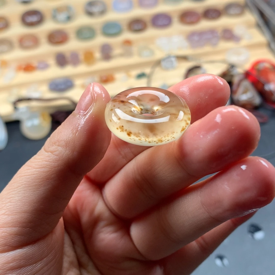 玛瑙/玉髓未镶嵌项链福利价平安扣