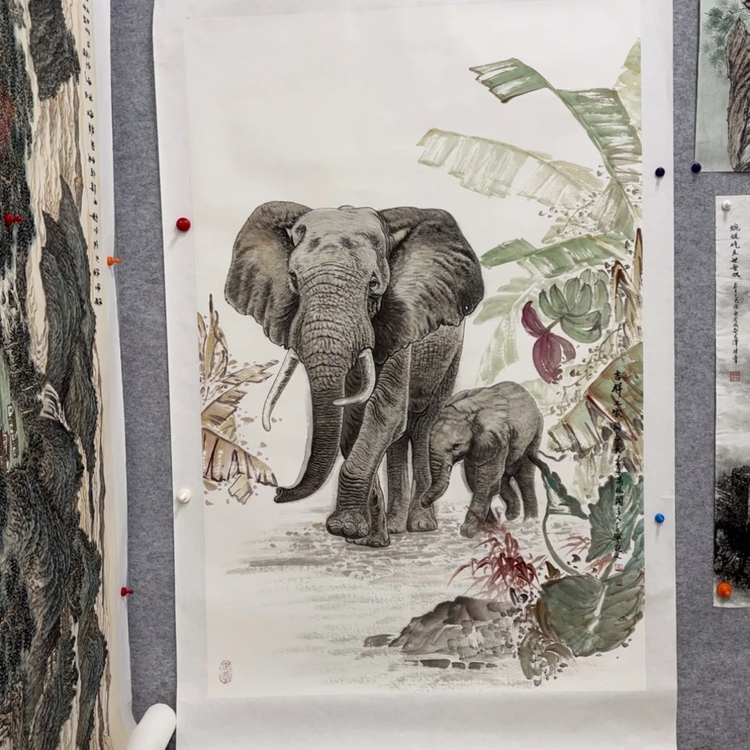 用***4国画花鸟等图案和造型各有