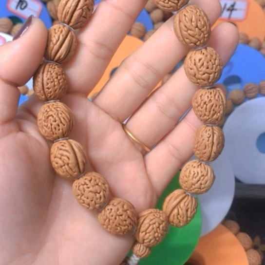 新***新手串桃核野生小核桃40米