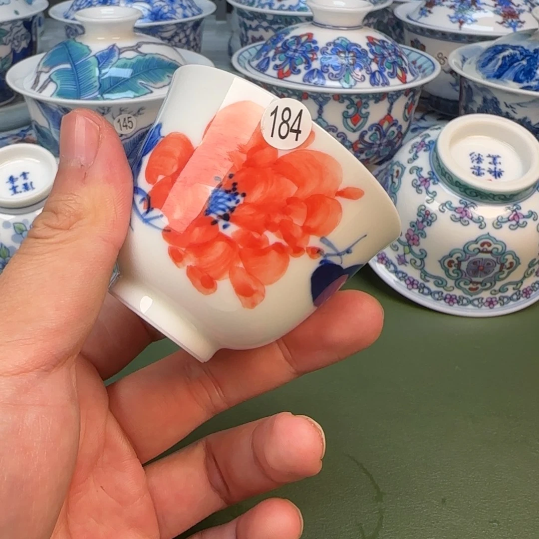 彦祖纯手工手绘茶具184