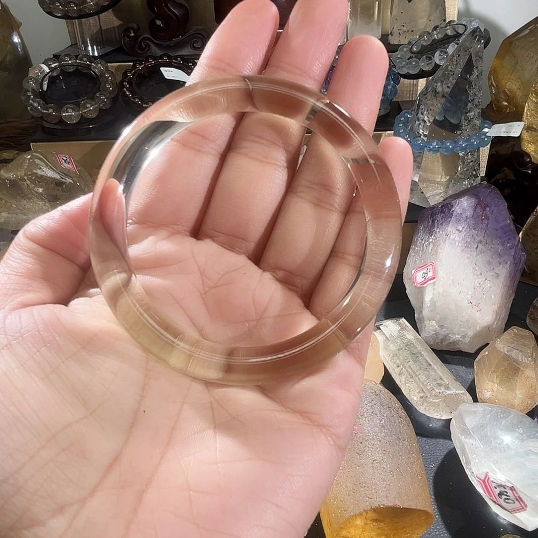 水晶未镶嵌手串天然