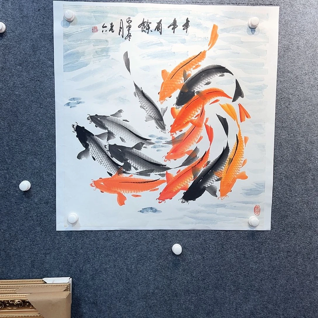 国画纯手绘系列画心
