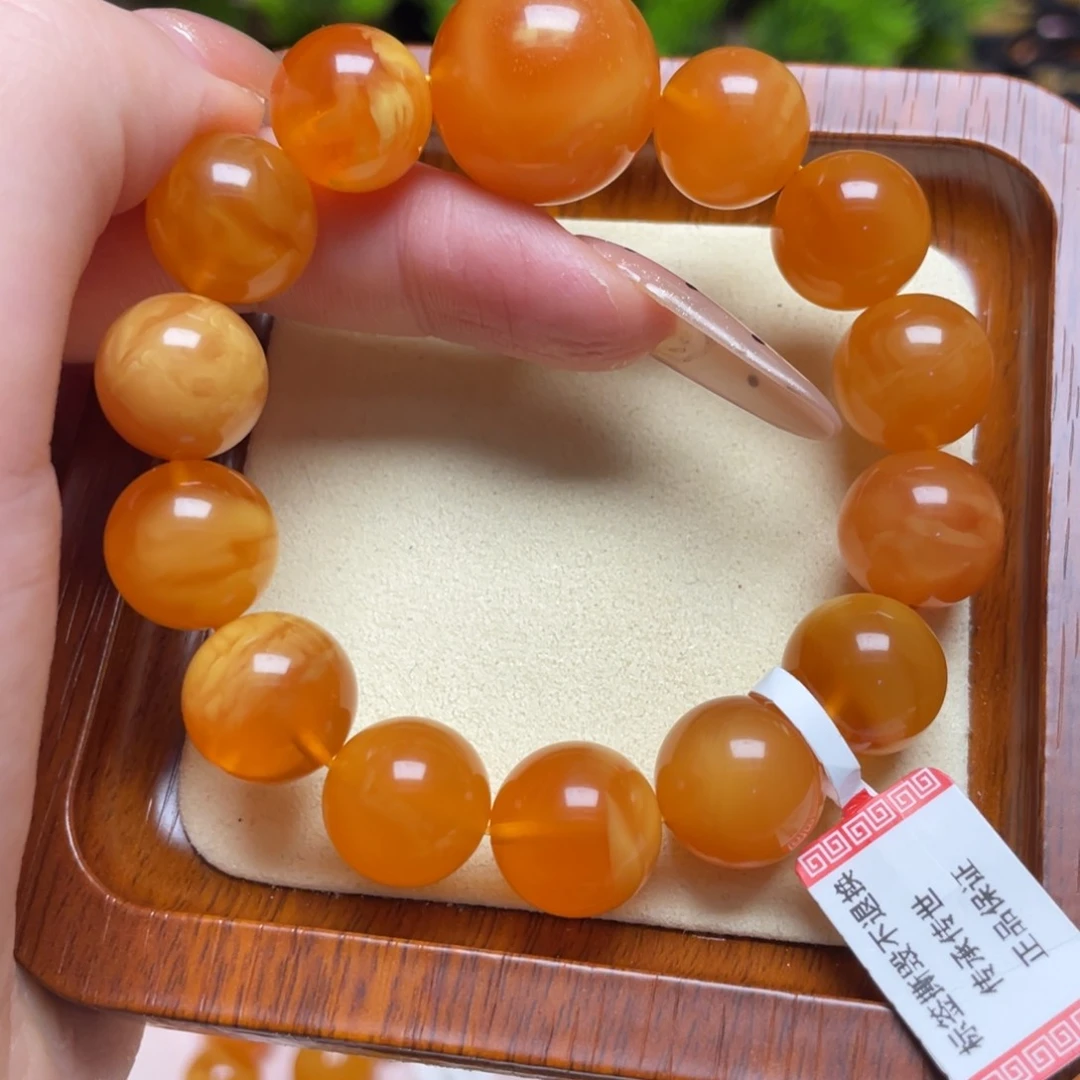 蜜蜡手链未镶嵌手串