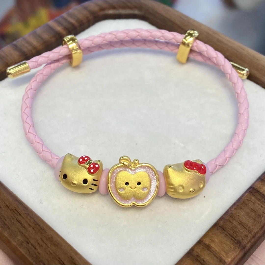 KT猫可爱金珠水果糖心苹果布丁吐司甜甜圈可颂转运珠礼物