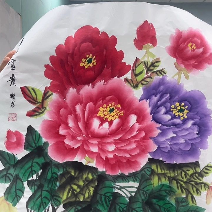 国画我的心好痛啊我的心真的好痛啊好