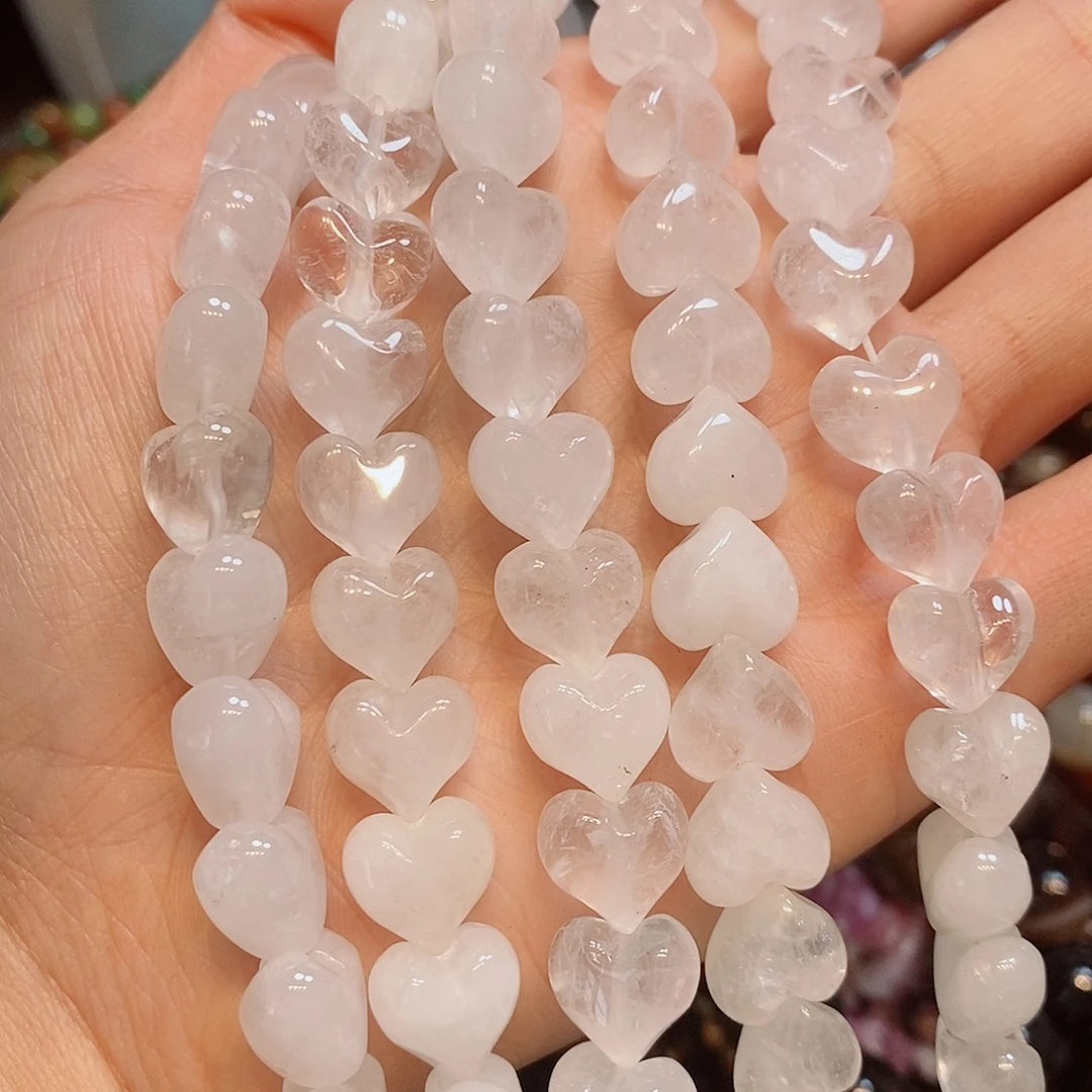 玛瑙/玉髓散珠屁桃水晶短条12mm