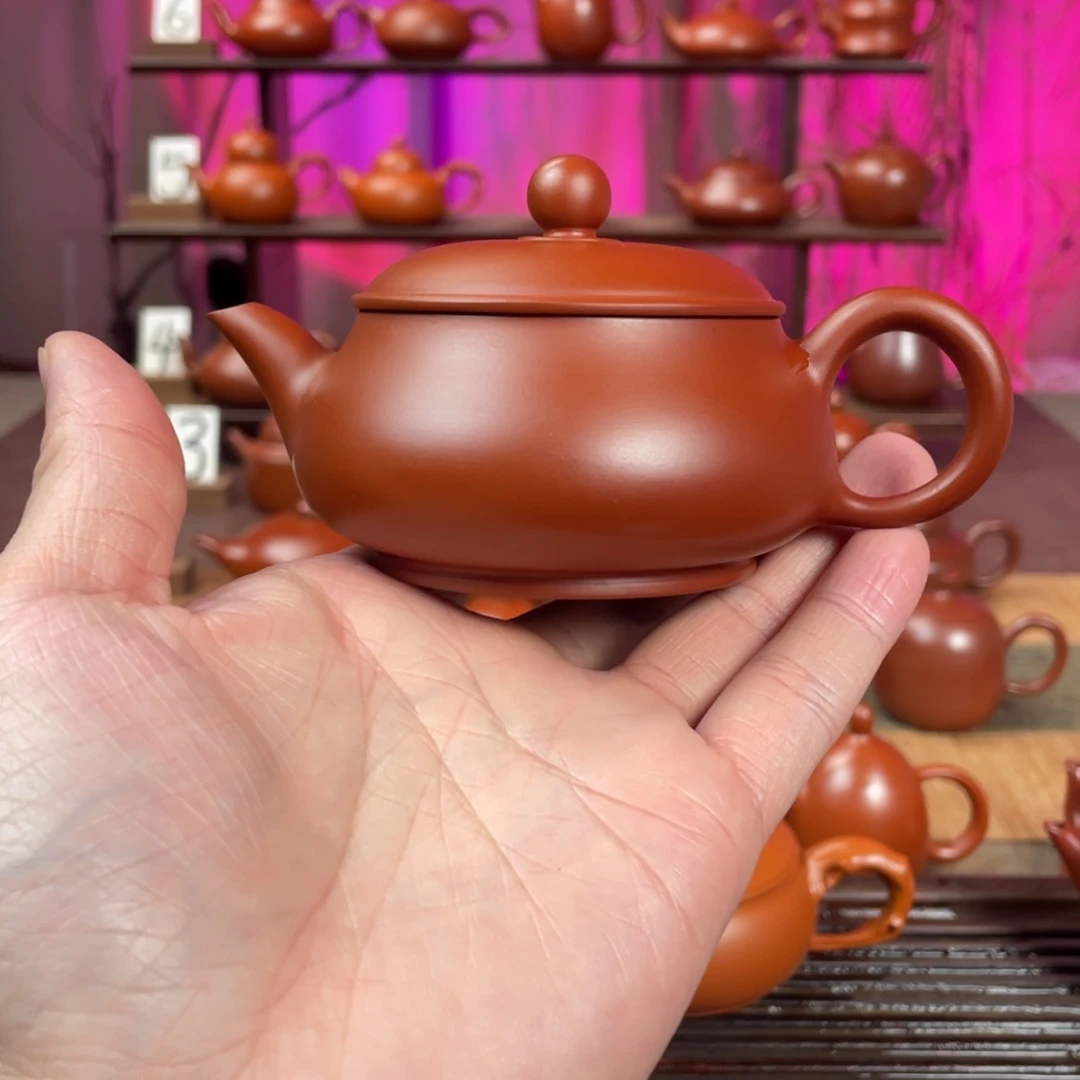 紫砂茶壶超薄明炉130cc