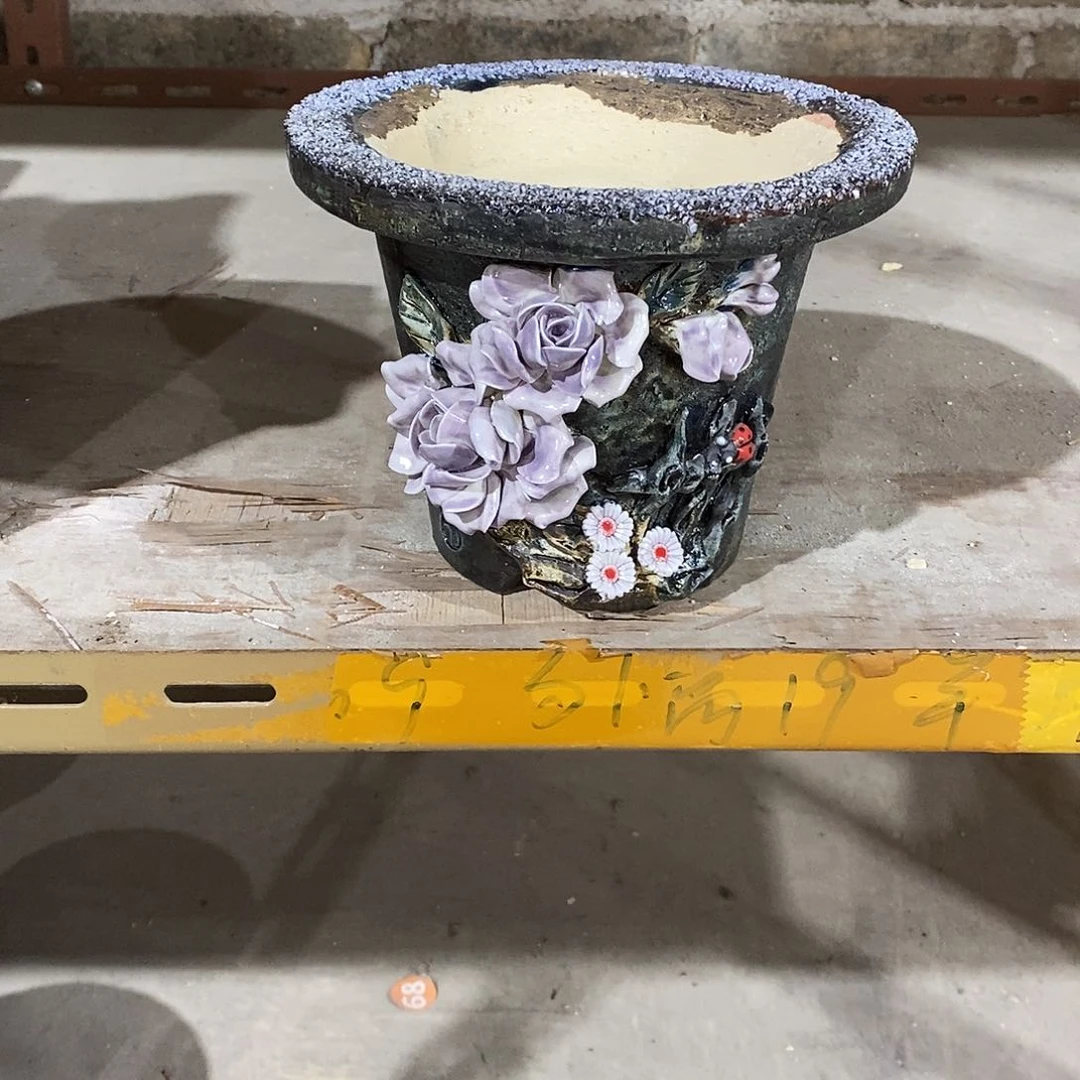 红陶青藤花器多肉花盆