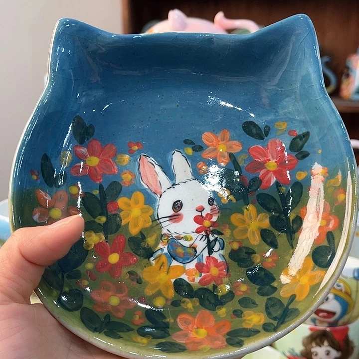 陶景德镇釉下手绘陶瓷