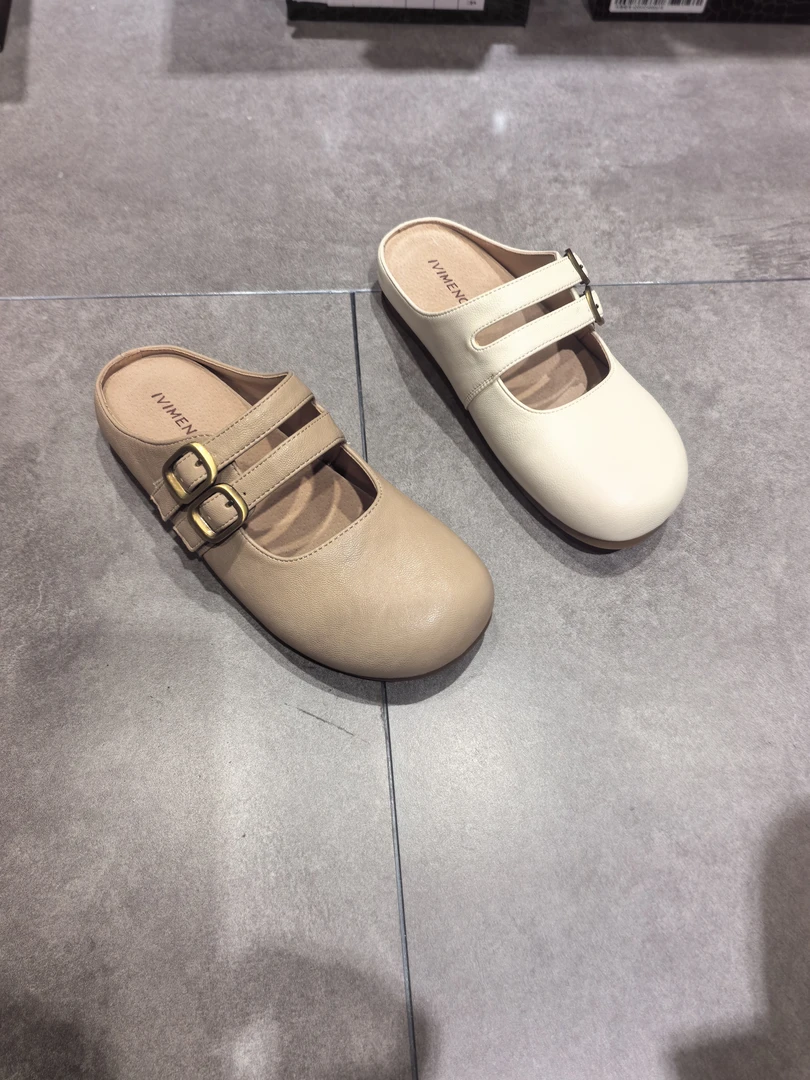 诗涵家 软底圆头包头拖66-82