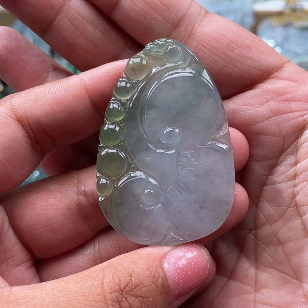 翡翠未镶嵌颈饰慕**杨翡玉缘翡翠