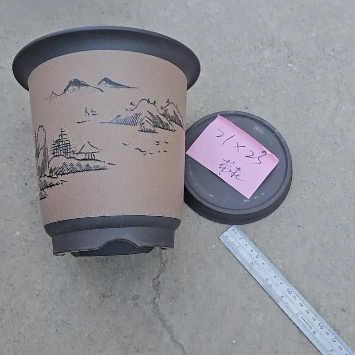 紫砂花盆紫砂花盆