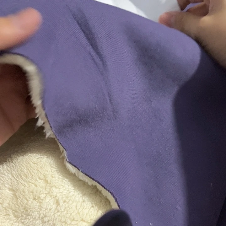 薰衣草紫色羊驼绒1.8×2米长带螺纹特价