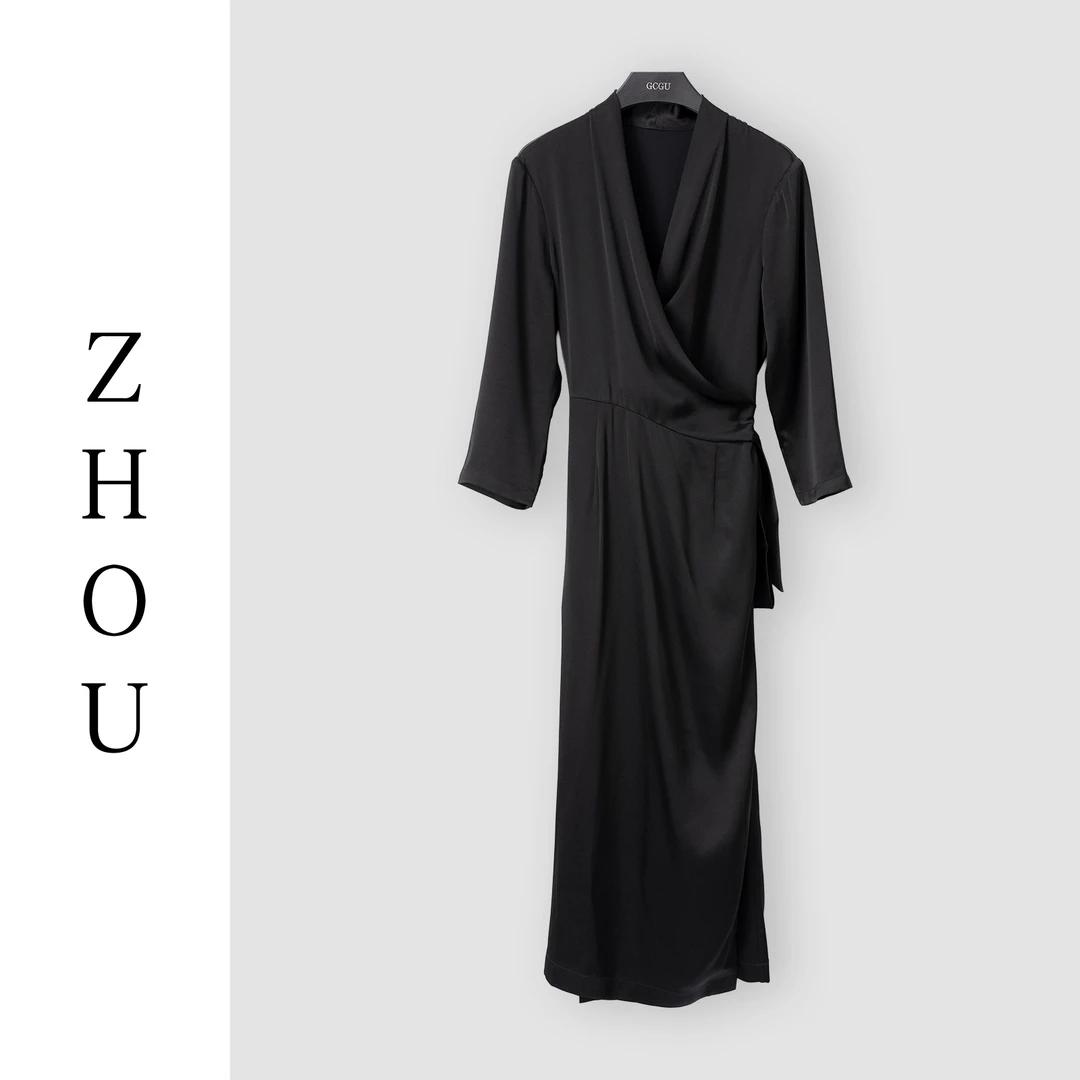 （周哥甄选）黑色连衣裙-24441