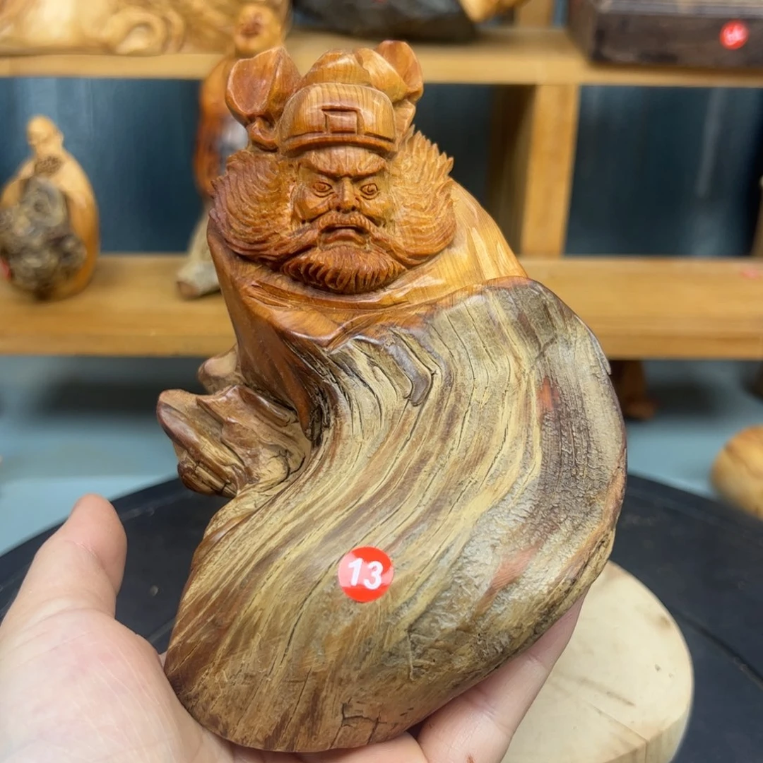 木崖柏木摆件手把件，