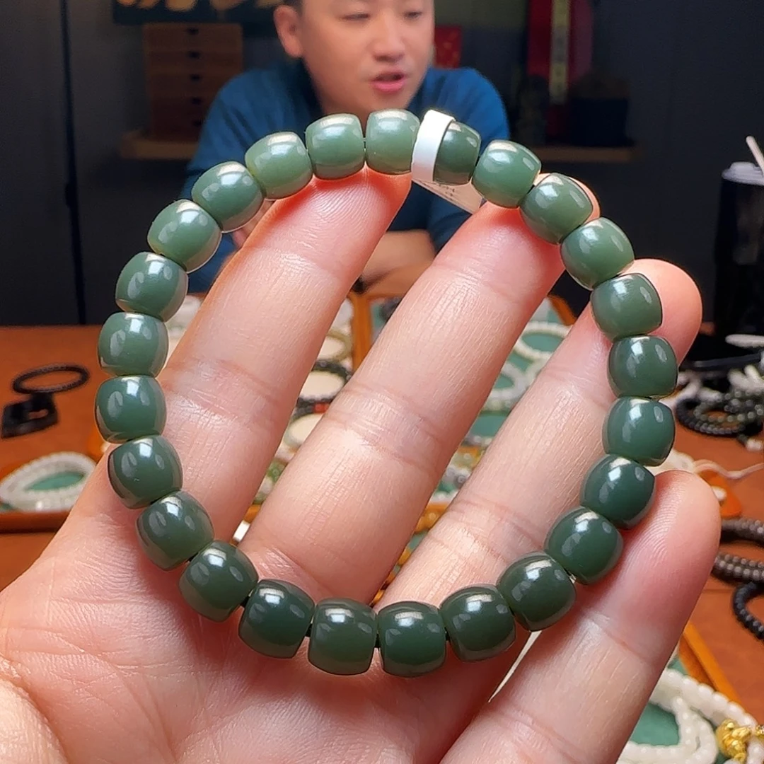 和田玉未镶嵌手链