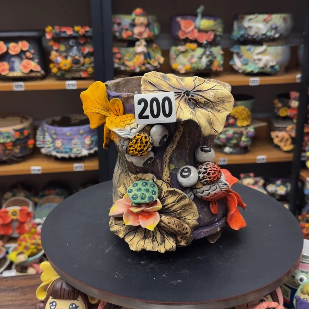 【闪购商品】粗陶手捏